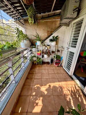 Balcony in 2 BHK Apartment at Pimple Saudagar – for Rent