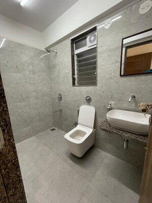 Bathroom in 2 BHK Apartment at Mahavir Arham Mourya, Chembur – for Rent