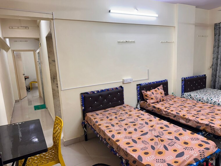 Bedroom, kopar khairane Pg For Girls In Kopar Khairane 9504515