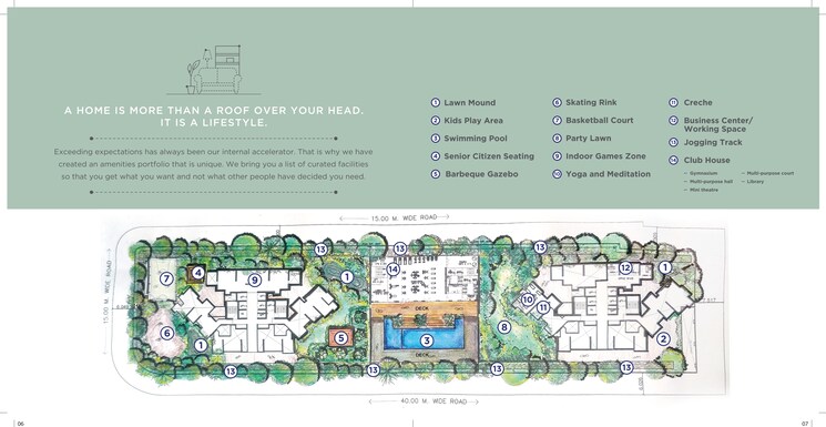 Master Plan, geecee-emerald 2 Bedroom 648 Sq.Ft. Apartment In Kharghar Navi Mumbai 9504324