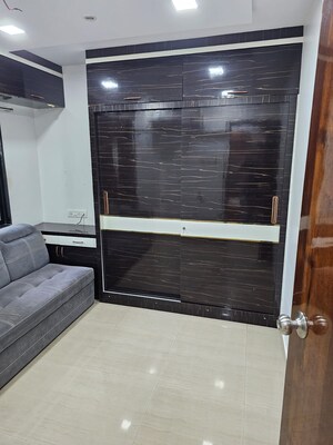 Living Room in 1 BHK Apartment at Devashree Park, Kolshet Road – for Sale