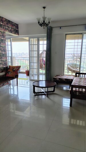 Living Room in 3.5 BHK Apartment at Majestique Memories, Nibm Annexe – for Sale