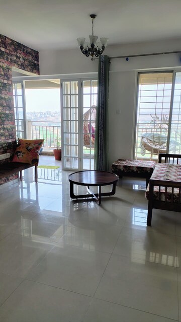 Living Room in 3.5 BHK Apartment at Majestique Memories, Nibm Annexe – for Sale