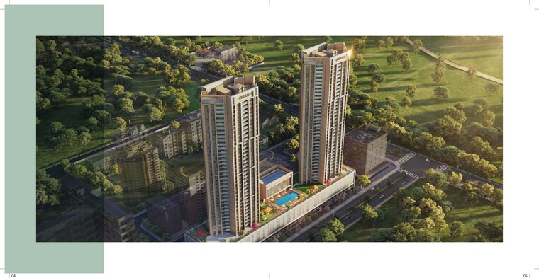 Exterior View, geecee-emerald 4 Bedroom 1820 Sq.Ft. Apartment In Kharghar Navi Mumbai 9504667