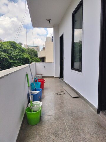 Balcony in 3 BHK Builder Floor at Sushant Lok I – for Rent