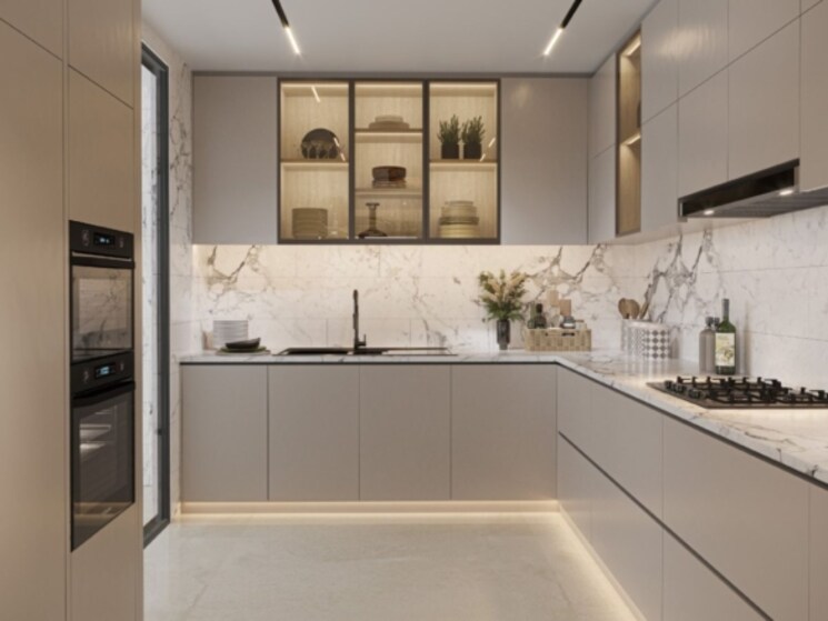 Kitchen, smart-world-gems 3 Bedroom 1423 Sq.Ft. Apartment In Sector 89 Gurgaon 9504783