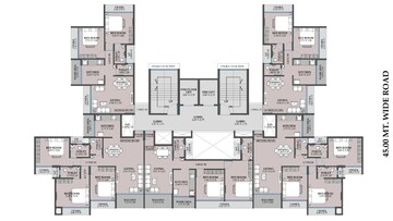 Floor Plan in 2 BHK Apartment at NMS One 27, Sector 27 Kharghar – for Sale