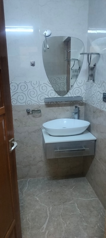 Bathroom in 3 BHK Builder Floor at Janakpuri – for Rent