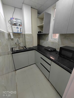 Kitchen in 1 BHK Builder Floor at Sector 43 – for Rent