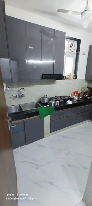 Kitchen in 3 BHK Builder Floor at Sushant Lok 2, Sector 57 – for Rent