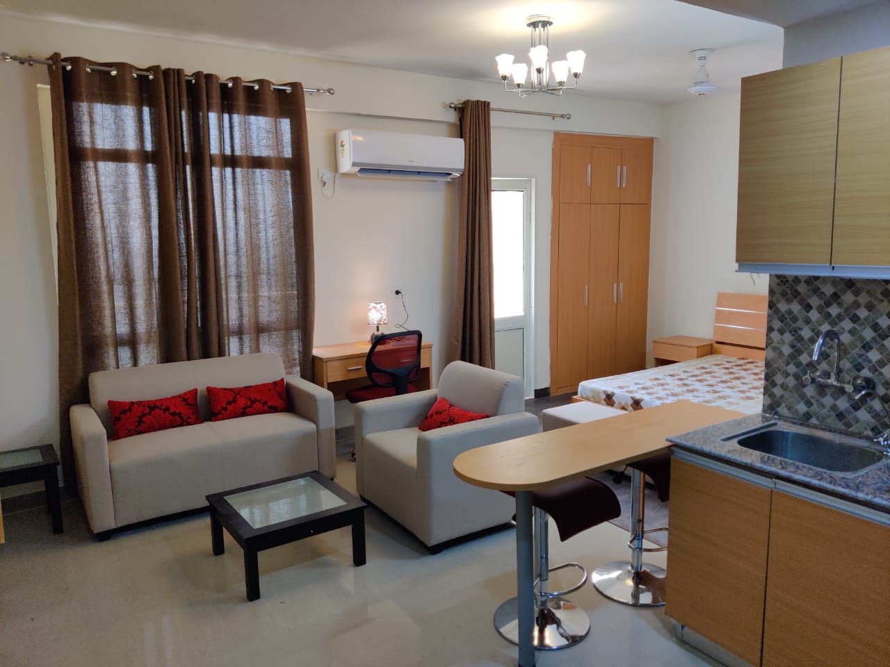 1 Rk  454 Sq.Ft. Apartment in Supertech Czar Suites