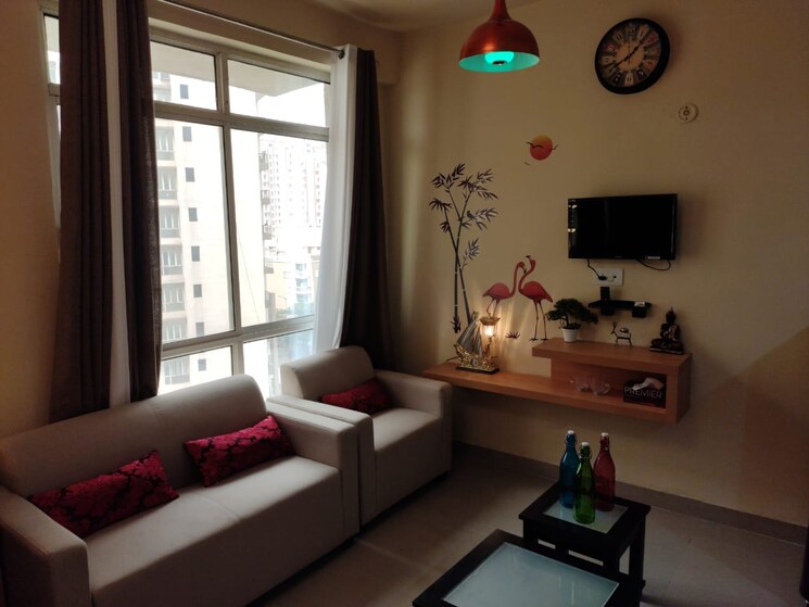 Living Room, supertech-czar-suites 1 RK 454 Sq.Ft. Apartment In Omicron I Greater Noida Greater Noida 9504911