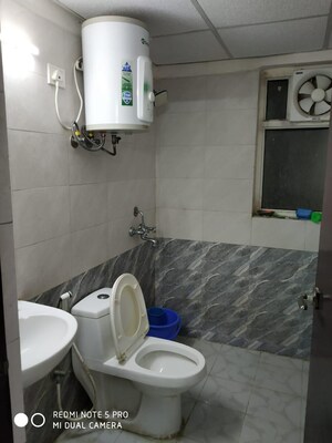 Bathroom in 3 BHK Apartment at Earthcon Sanskriti, Sector 1 Greater Noida – for Rent