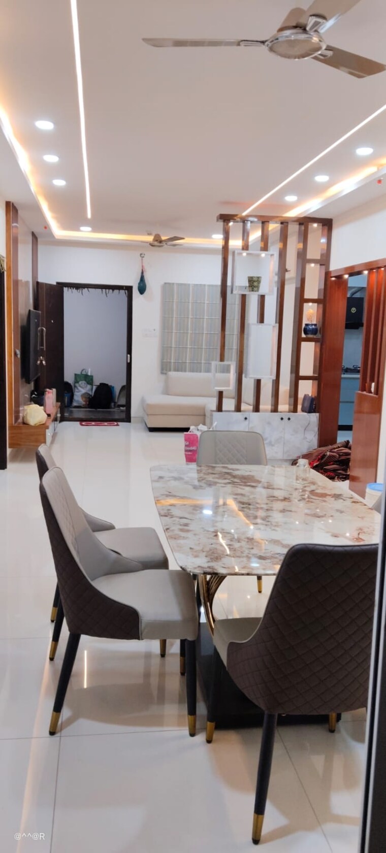 Living Room, honer-aquantis 3 Bedroom 1610 Sq.Ft. Apartment In Gopanpally Hyderabad 9505235