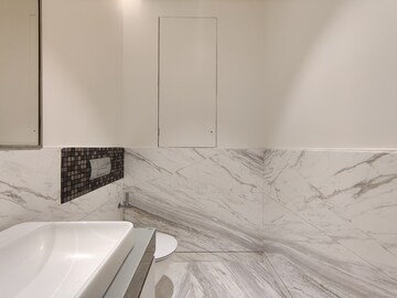 Attached Bathroom in 1 BHK Apartment at Bhartiya Leela Residences, Thanisandra Main Road – for Rent