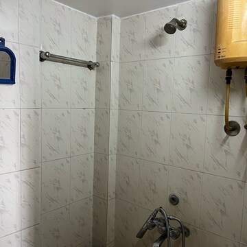 Bathroom in 1 BHK Apartment at Bhumiraj Residency, Palm Beach – for Rent
