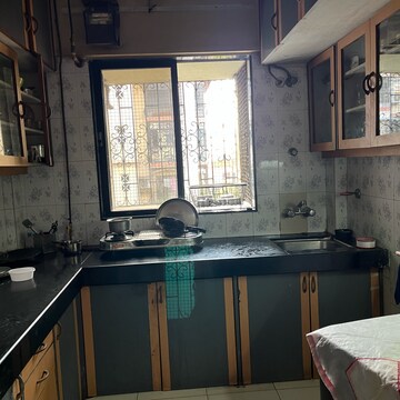 Kitchen in 1 BHK Apartment at Bhumiraj Residency, Palm Beach – for Rent