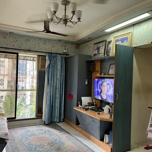 Living Room in 1 BHK Apartment at Bhumiraj Residency, Palm Beach – for Rent