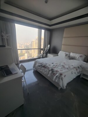 Bedroom in 5 BHK Apartment at Lodha Trump Tower, Worli – for Rent