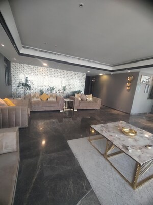 Living Room in 5 BHK Apartment at Lodha Trump Tower, Worli – for Rent