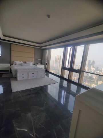 Living Room in 5 BHK Apartment at Lodha Trump Tower, Worli – for Rent