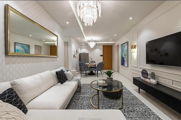 Living Room, sector 2 vashi 4 Bedroom 1680 Sq.Ft. Apartment In Sector 2 Vashi Navi Mumbai 9505989