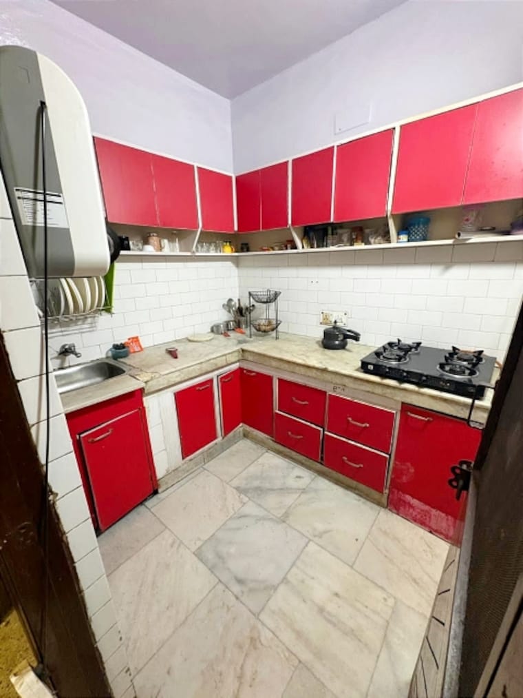 Kitchen, kalkaji 2 Bedroom 950 Sq.Ft. Builder Floor In Kalkaji Delhi 9506012