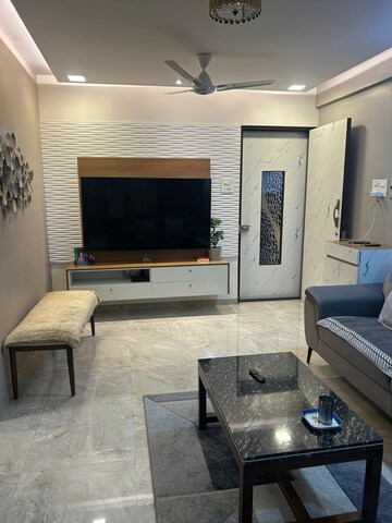 Living Room in 3 BHK Apartment at Neelkanth Greens, Manpada – for Rent