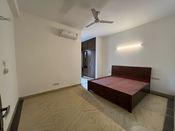 Bedroom in 3 BHK Builder Floor at Ansal Sushant Lok I, Sector 43 – for Rent
