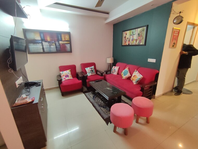Living Room, sam-palm-olympia 2 Bedroom 1182 Sq.Ft. Apartment In Sector 16c Greater Noida Greater Noida 9506057