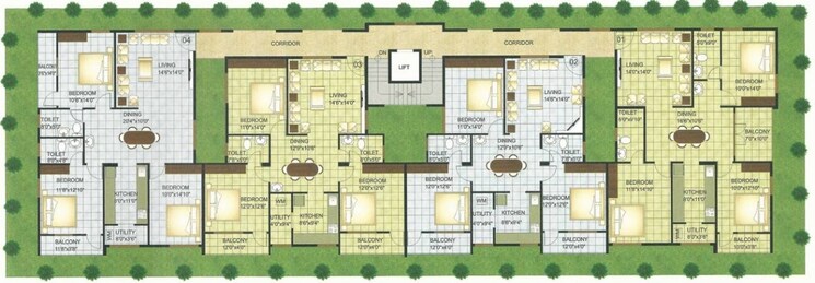 Master Plan, sai-krupa-vista 3 Bedroom 1600 Sq.Ft. Apartment In Marathahalli Bangalore 9506135