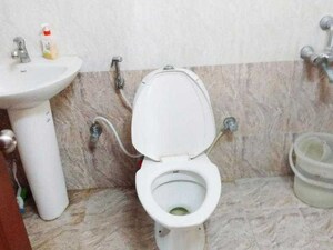 Bathroom in 3 BHK Apartment at Sai Krupa Vista, Marathahalli – for Rent