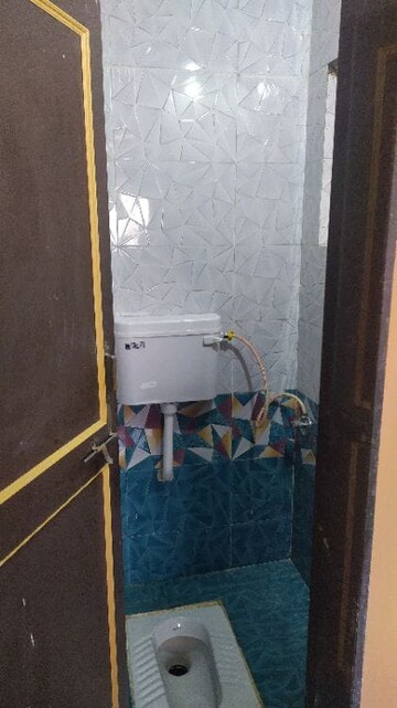 Bathroom in 1 BHK Apartment at Shri Datta Nandnavan Building, Dhankawadi – for Rent