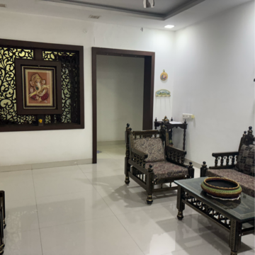 Living Room in 3.5 BHK Builder Floor at Jubilee Hills – for Rent