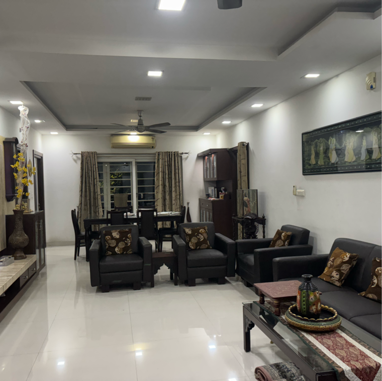 Living Room, jubilee hills 3.5 Bedroom 3150 Sq.Ft. Builder Floor In Jubilee Hills Hyderabad 9506177