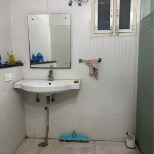 Bathroom in 3.5 BHK Builder Floor at Jubilee Hills – for Rent