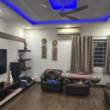 Living Room in 3.5 BHK Builder Floor at Jubilee Hills – for Rent