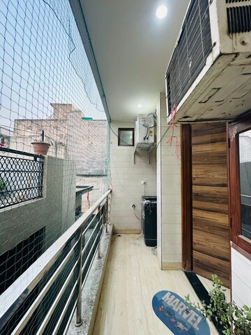 Balcony in 2 BHK Builder Floor at Dwarka Mor – for Rent