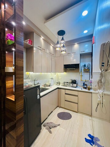 Kitchen in 2 BHK Builder Floor at Dwarka Mor – for Rent