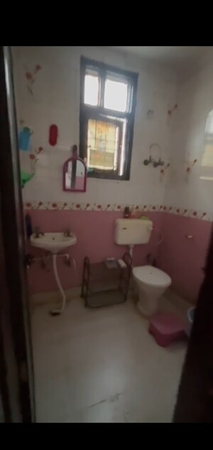 Bathroom in 2 BHK Builder Floor at Mahavir Enclave – for Sale