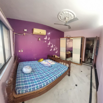 Bedroom in 3 BHK Apartment at Shriram Nagar CHS, Dp Road – for Rent