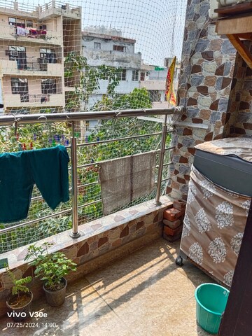 Balcony in 1.5 BHK Builder Floor at Mayur Vihar – for Rent