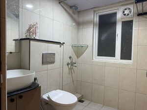 Bathroom in 1 BHK Apartment at Pashmina Waterfront, Old Madras Road – for Rent
