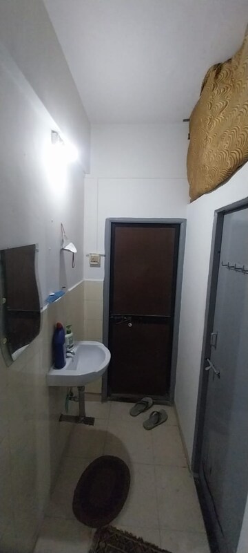 Bathroom in 1 BHK Builder Floor at Sundar Park  CHS, Vadgaon Budruk – for Rent