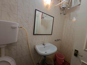 Bathroom in 3 BHK Apartment at Konark Valentine, Viman Nagar – for Rent