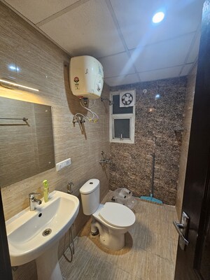 Bathroom in 3.5 BHK Apartment at Rishita Manhattan, Gomti Nagar – for Rent