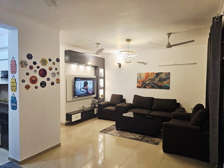 Living Room, rishita-manhattan 3.5 Bedroom 1765 Sq.Ft. Apartment In Gomti Nagar Lucknow 9506333