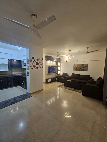 Living Room in 3.5 BHK Apartment at Rishita Manhattan, Gomti Nagar – for Rent