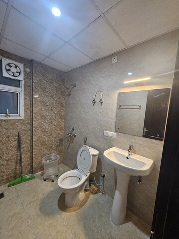 Bathroom in 3.5 BHK Apartment at Rishita Manhattan, Gomti Nagar – for Rent