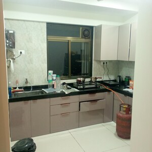 Kitchen in 2 BHK Apartment at Chandak 34 Park Estate, Goregaon West – for Rent
